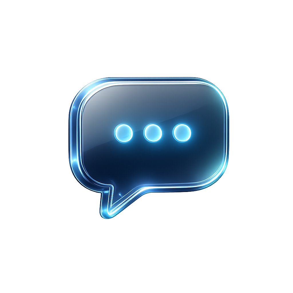 Ícono de conversación inteligente